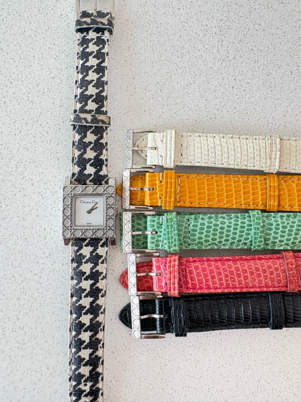 Christian Dior Interchangeable Strap Ladies Watch - Multicolor Straps - Picture 8 of 11